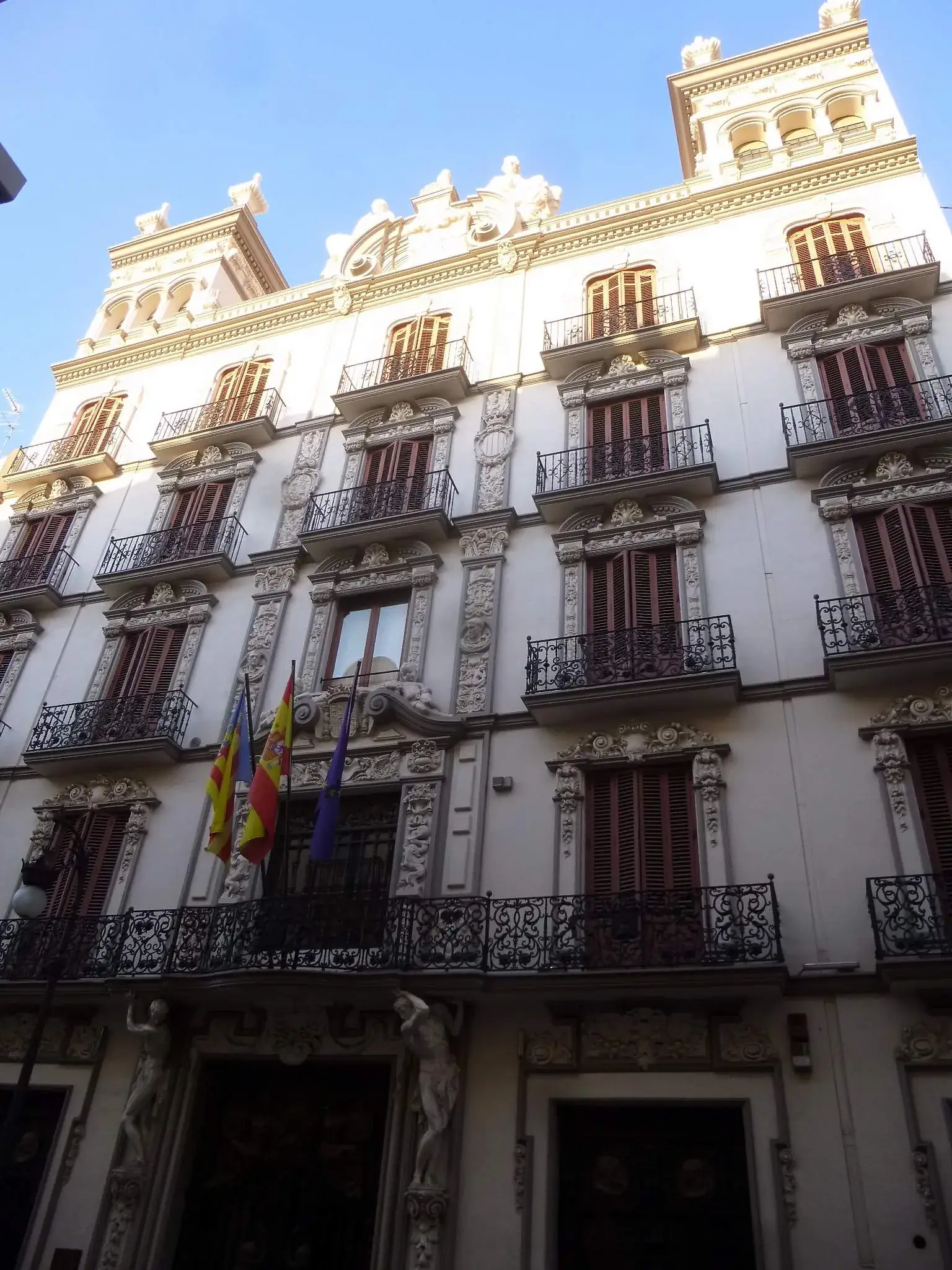 Fachada del Colegio Notarial de Valencia