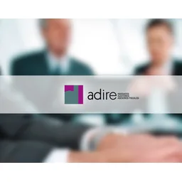 Logotipo de ADIRE, abogados, auditores y asesores fiscales