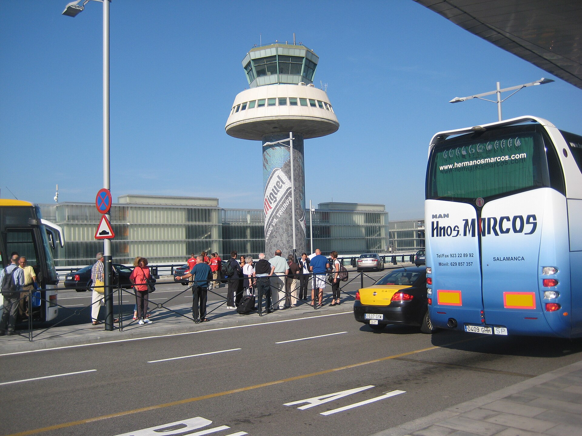 Terminal 1 del aeropuerto de Barcelona-El Prat, uno de los puntos de entrada de los vuelos procedentes de Italia sometidos al restablecimiento temporal de controles