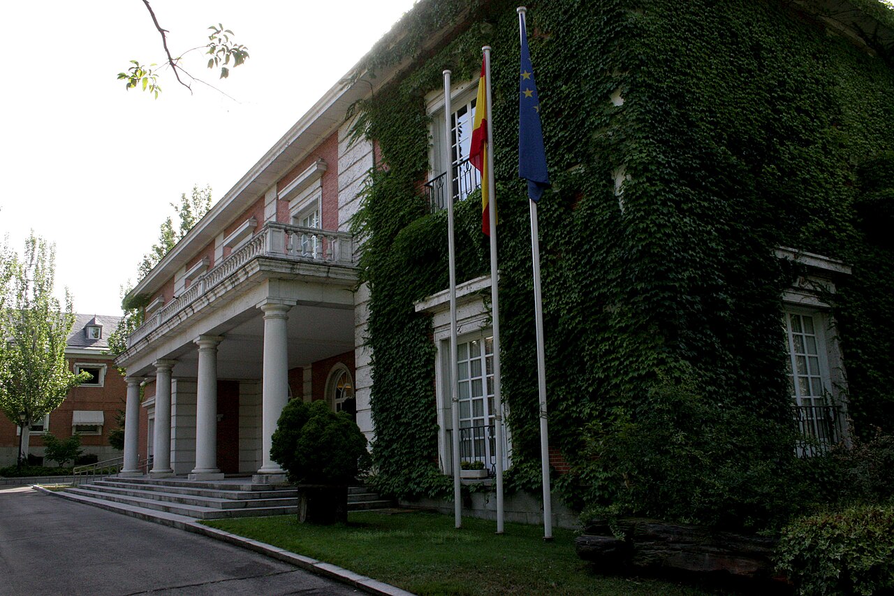 Edificio del Consejo de Ministros, en el Complejo de la Moncloa (Madrid), sede de las reuniones del Gobierno
