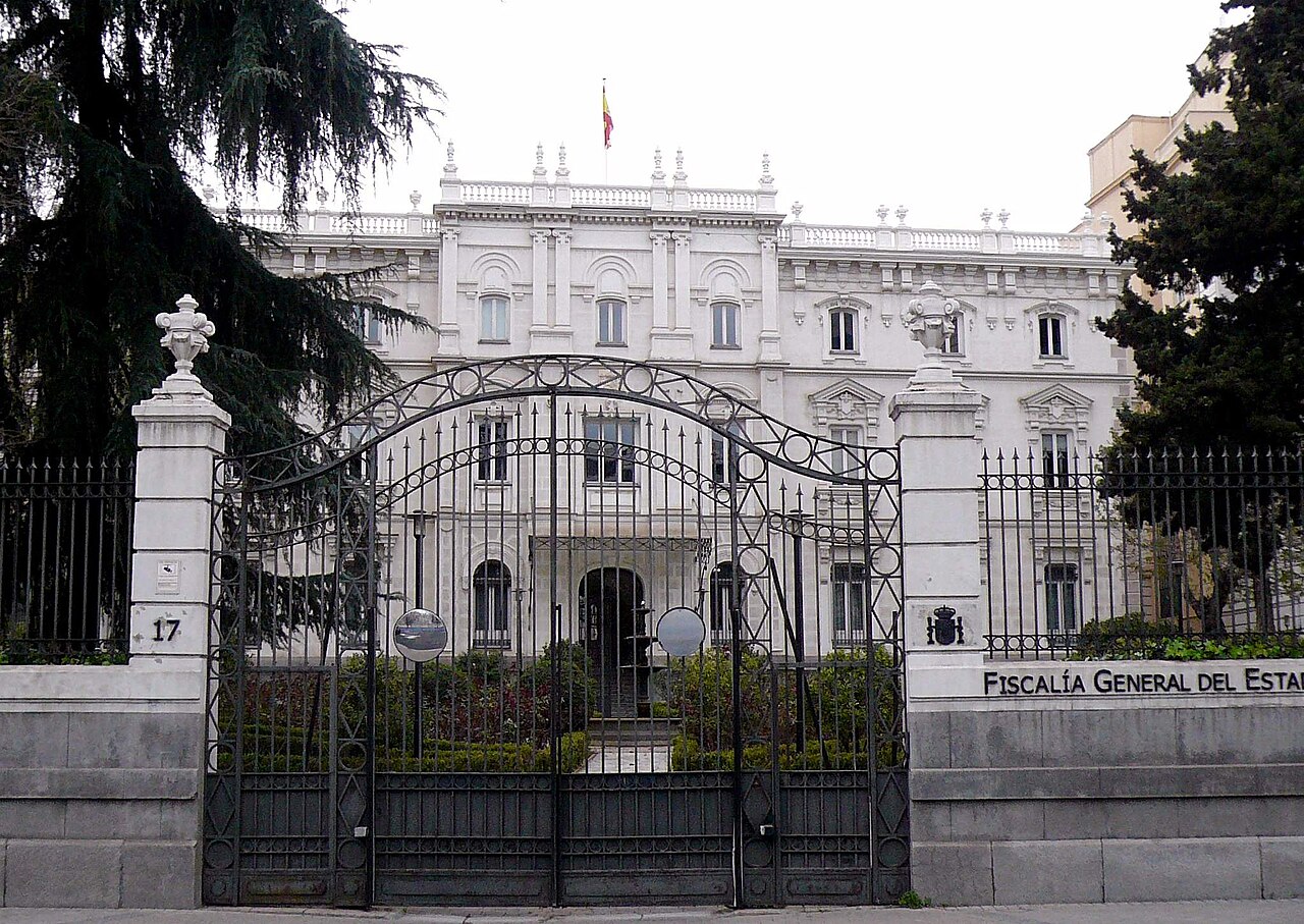 Fachada del Palacio del marqués de Fontalba en el paseo de la Castellana de Madrid, sede de la Fiscalía General del Estado