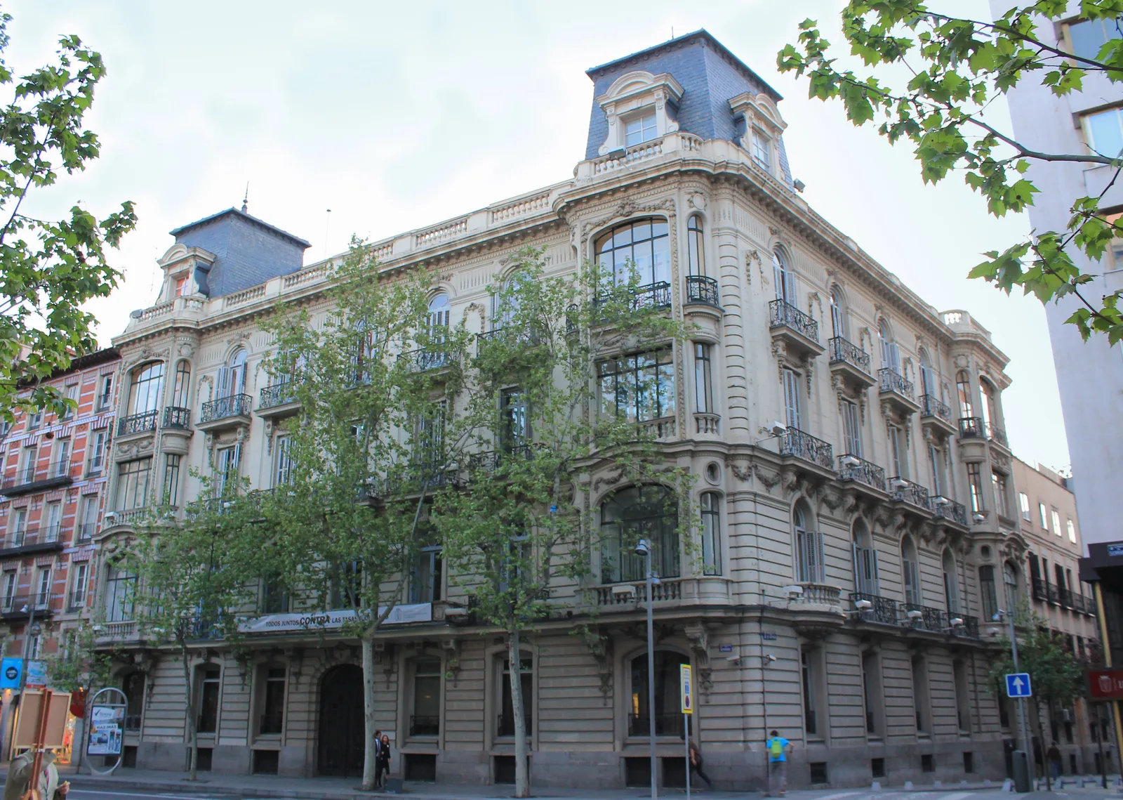 Casa-palacio del Marqués de Portago, sede del Ilustre Colegio de la Abogacía de Madrid, en la calle Serrano