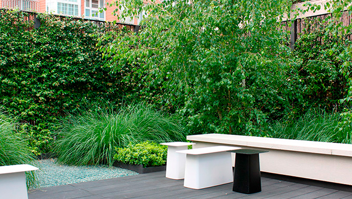 Ideas y diseños de jardines para oficinas