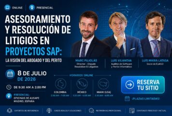 Deloitte Legal, EJASO ETL, AUSAPE y Legal Auditors analizan los litigios en proyectos SAP