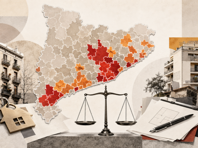 El nuevo mapa de zonas tensionadas abre nuevos frentes legales para propietarios e inquilinos en Cataluña
