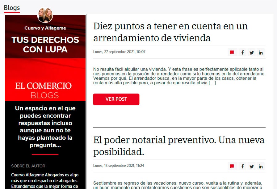 El Blog Tus Derechos con Lupa